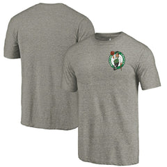 NBA Boston Celtics Primary Logo Left Chest Distressed Tri-Blend T-Shirt
