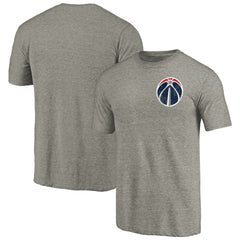 NBA Washington Wizards Primary Logo Left Chest Distressed Tri-Blend T-Shirt