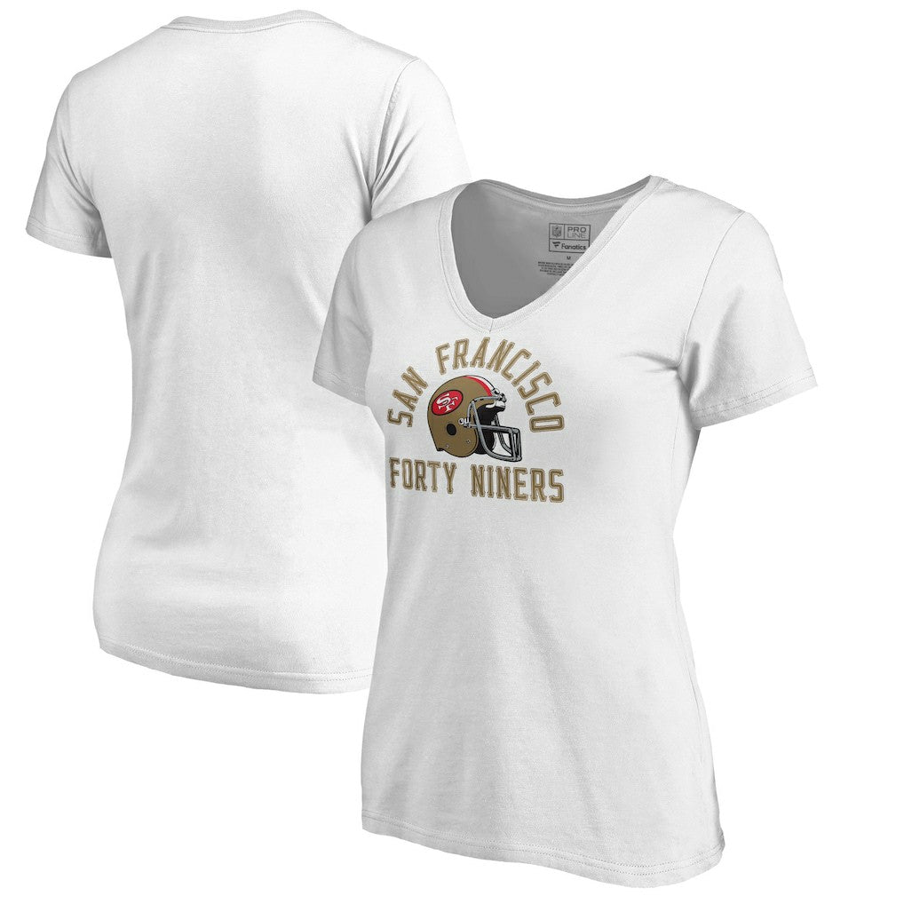Women's Quinten Helmet T-Shirt - San Francisco 49ers
