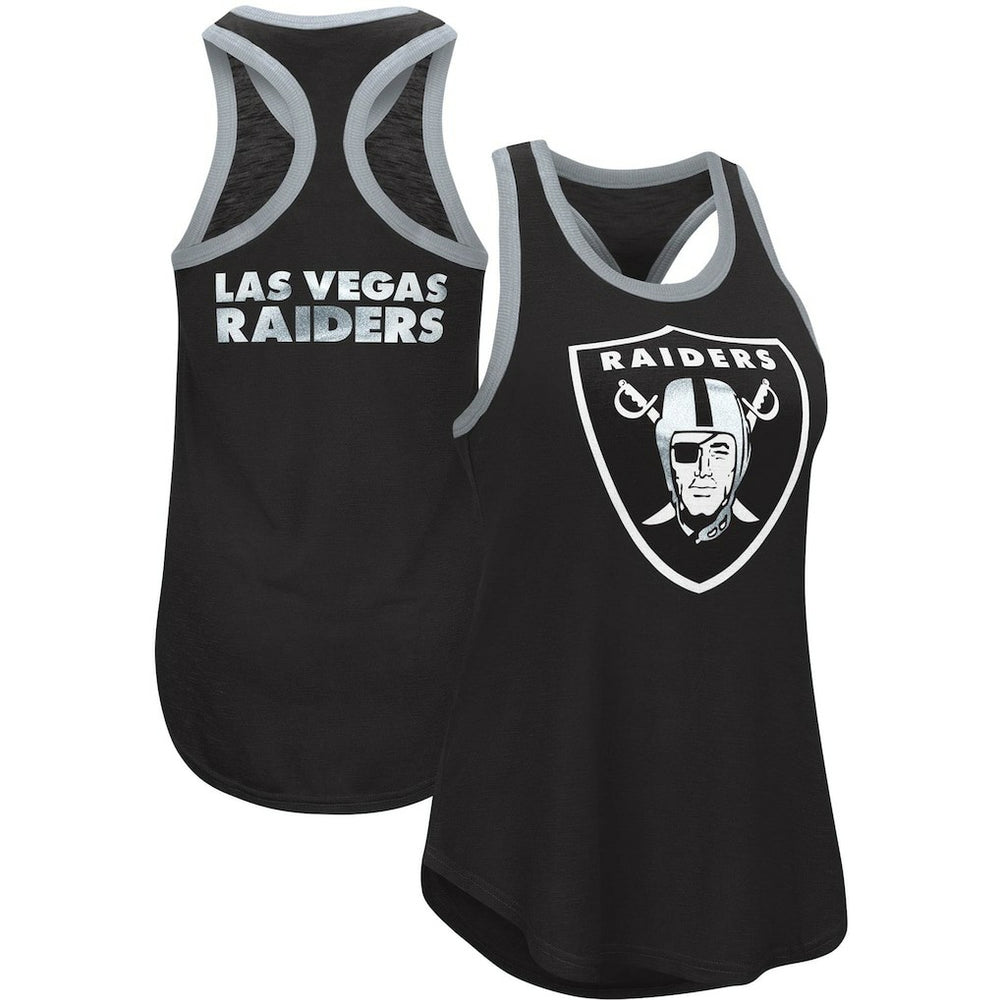 G-III 4Her by Carl Banks Women's Tater Tank Top - Las Vegas Raiders