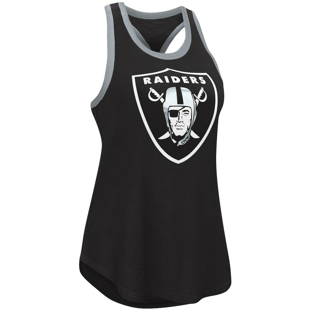 G-III 4Her by Carl Banks Women's Tater Tank Top - Las Vegas Raiders
