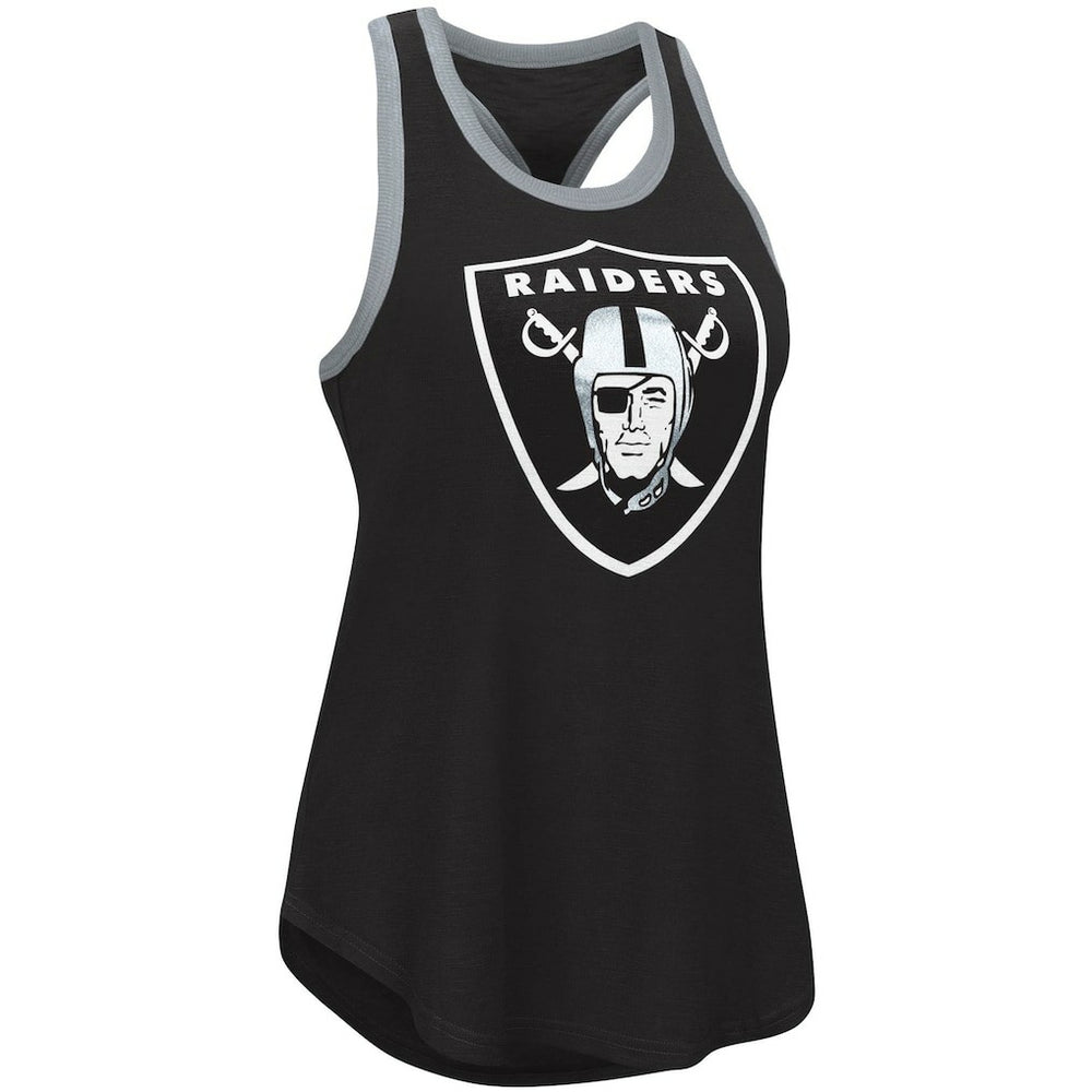 G-III 4Her by Carl Banks Women's Tater Tank Top - Las Vegas Raiders