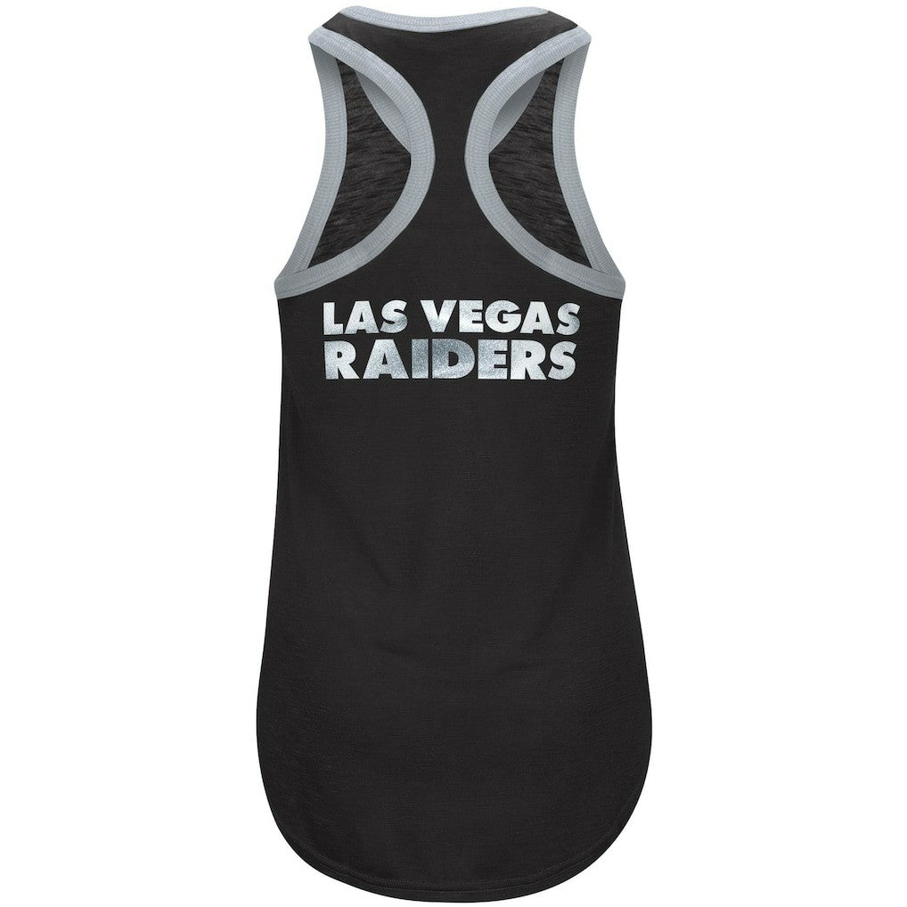 G-III 4Her by Carl Banks Women's Tater Tank Top - Las Vegas Raiders