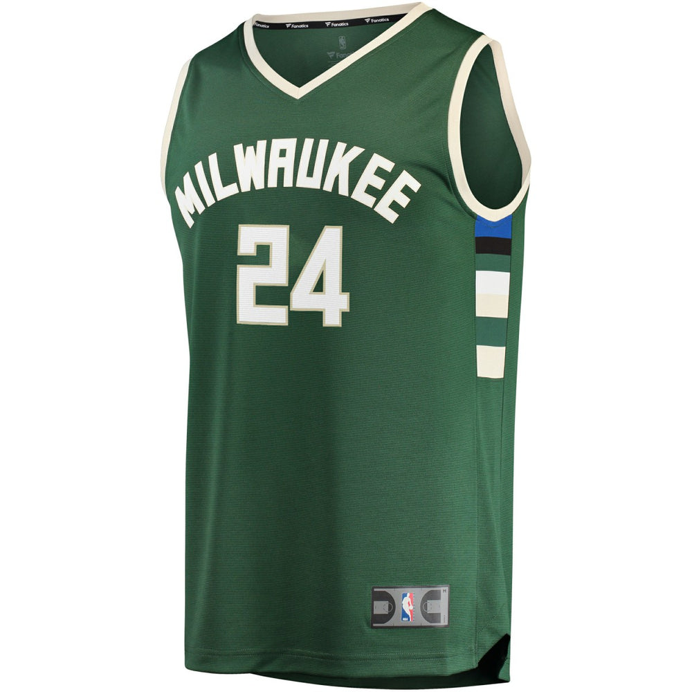 NBA Pat Connaughton Milwaukee Bucks Fast Break Replica Jersey