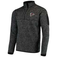 Antigua Fortune Quarter-Zip Pullover Jacket - Atlanta Falcons
