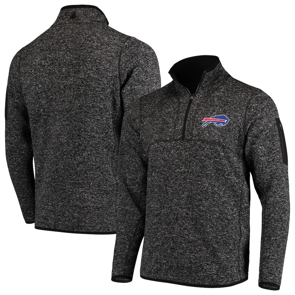 Antigua Fortune Quarter-Zip Pullover Jacket - Buffalo Bills