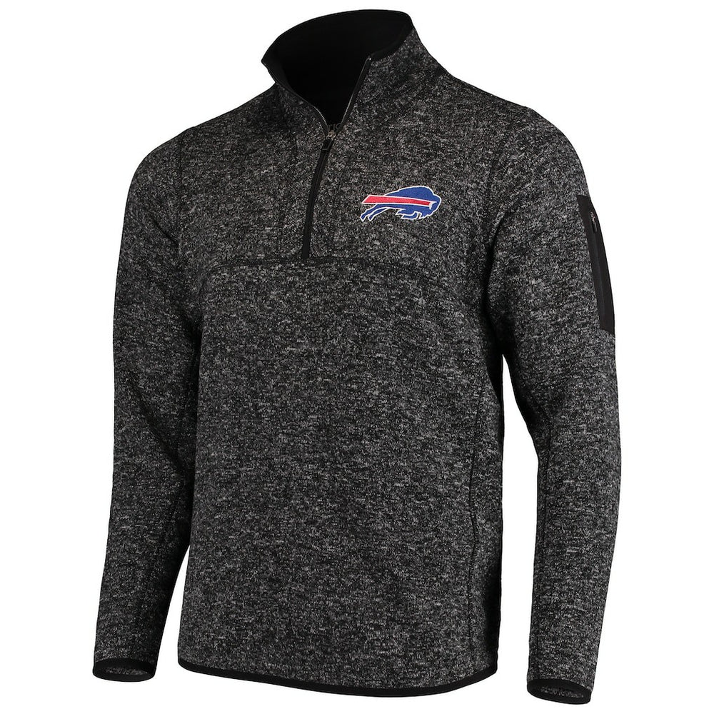 Antigua Fortune Quarter-Zip Pullover Jacket - Buffalo Bills