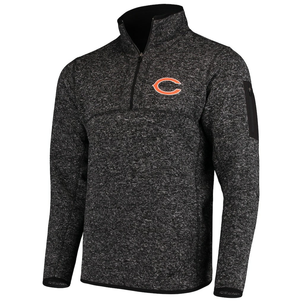 Antigua Fortune Quarter-Zip Pullover Jacket - Chicago Bears