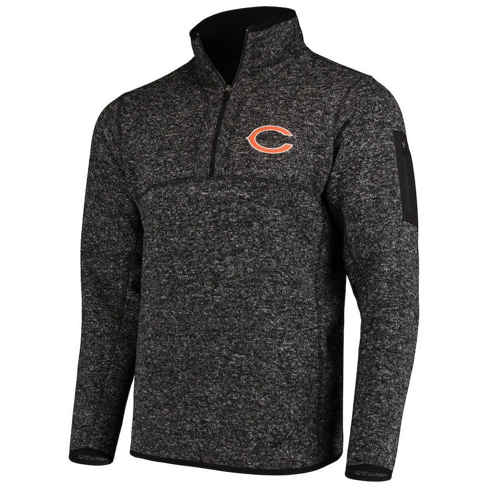 Antigua Fortune Quarter-Zip Pullover Jacket - Chicago Bears