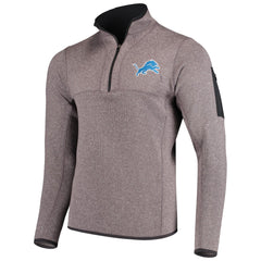 Antigua Fortune Quarter-Zip Pullover Jacket - Detroit Lions