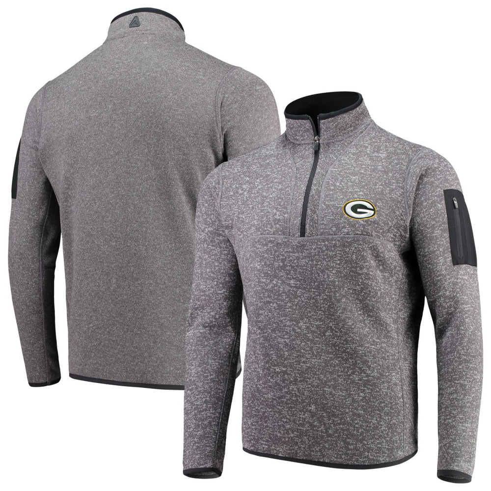 Antigua Fortune Quarter-Zip Pullover Jacket - Green Bay Packers