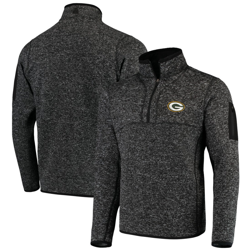Antigua Fortune Quarter-Zip Pullover Jacket - Green Bay Packers