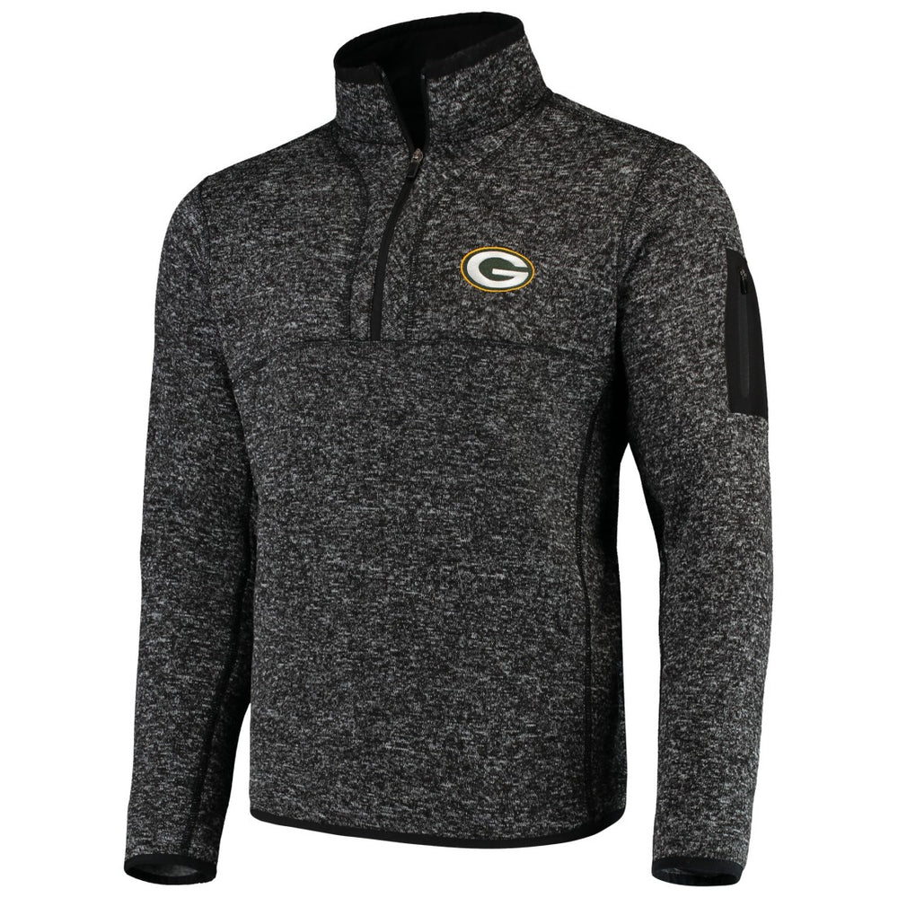 Antigua Fortune Quarter-Zip Pullover Jacket - Green Bay Packers