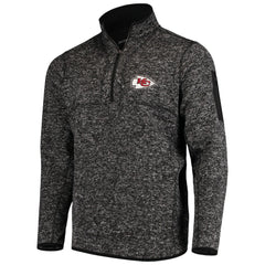 Antigua Fortune Quarter-Zip Pullover Jacket - Kansas City Chiefs