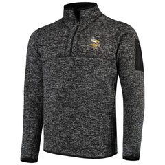 Antigua Fortune Quarter-Zip Pullover Jacket - Minnesota Vikings