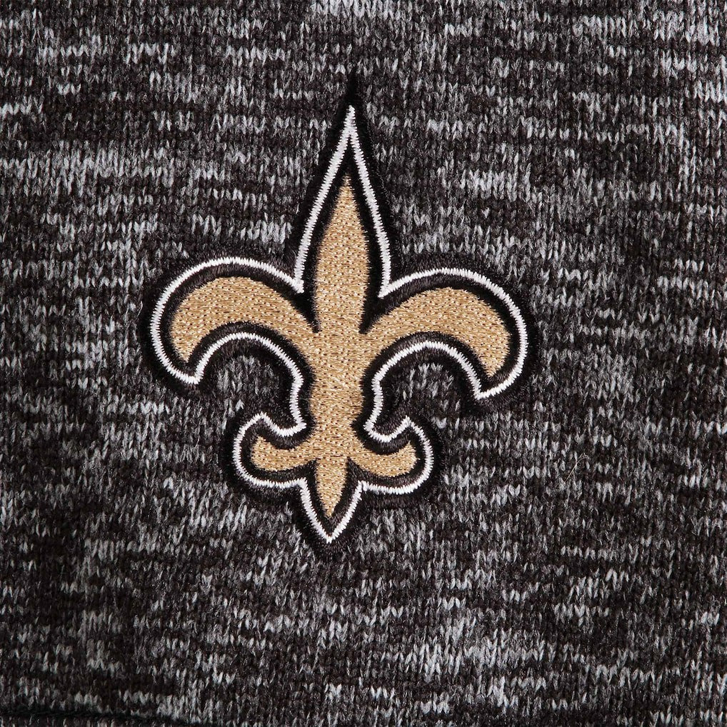 Antigua Fortune Quarter-Zip Pullover Jacket - New Orleans Saints