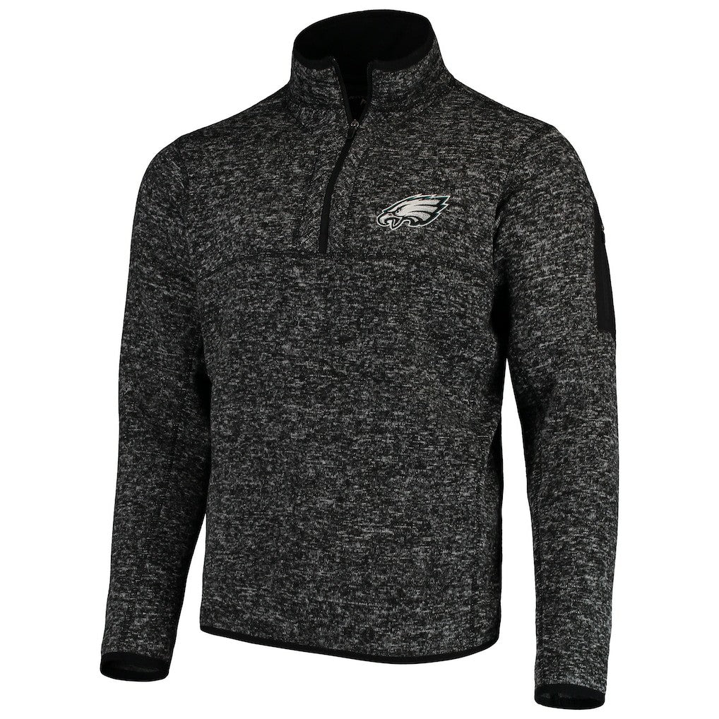 Antigua Fortune Quarter-Zip Pullover Jacket - Philadelphia Eagles