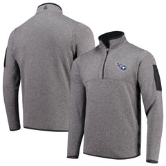 Antigua Fortune Quarter-Zip Pullover Jacket - Tennessee Titans