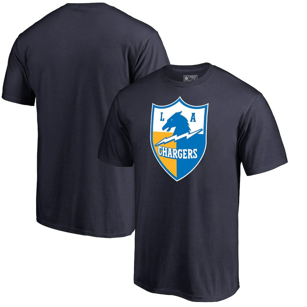 Vintage Shield Logo T-Shirt - Los Angeles Chargers