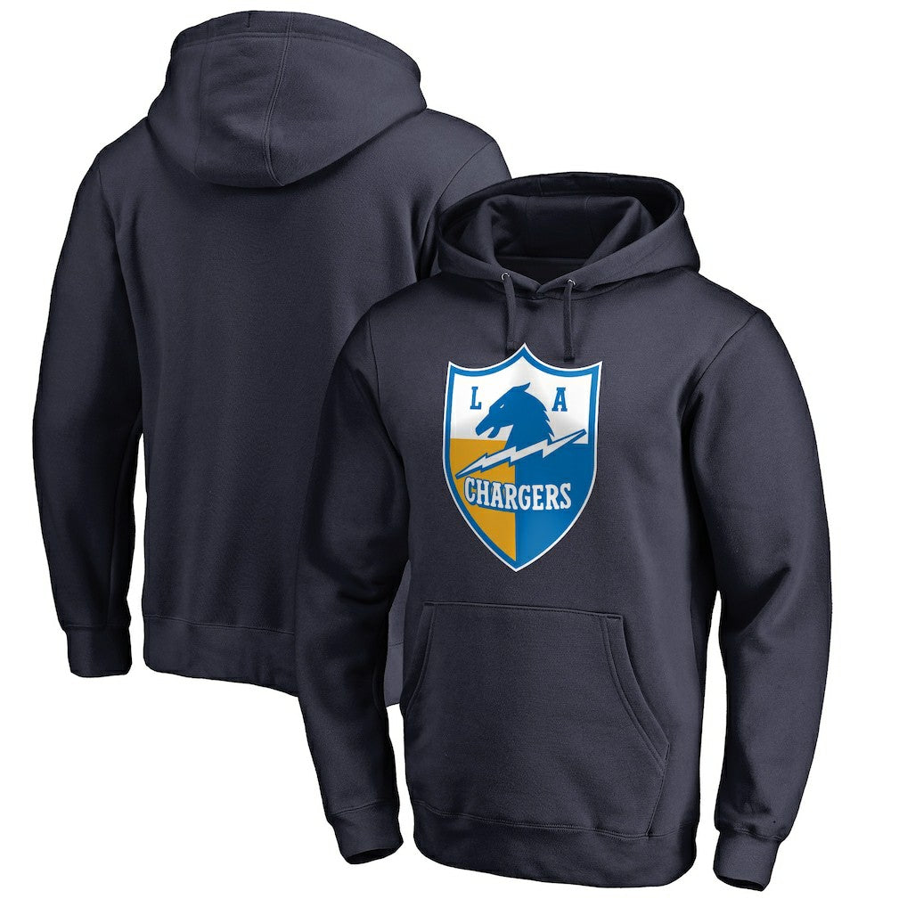 Vintage Shield Logo Pullover Hoodie - Los Angeles Chargers