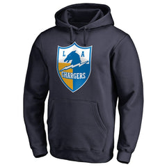 Vintage Shield Logo Pullover Hoodie - Los Angeles Chargers