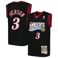 NBA Allen Iverson Philadelphia 76ers Youth Hardwood Classics Swingman Throwback Jersey