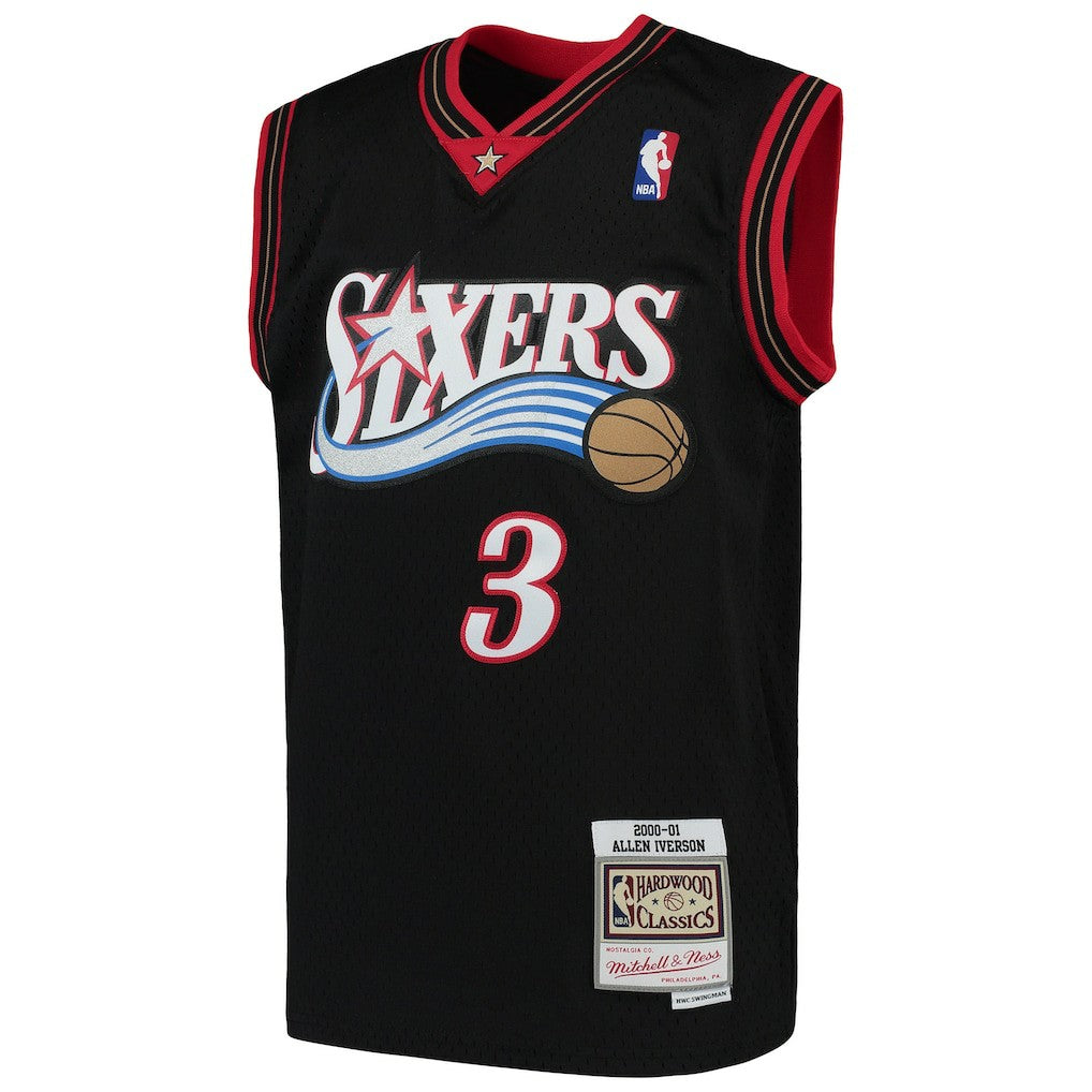 NBA Allen Iverson Philadelphia 76ers Youth Hardwood Classics Swingman Throwback Jersey
