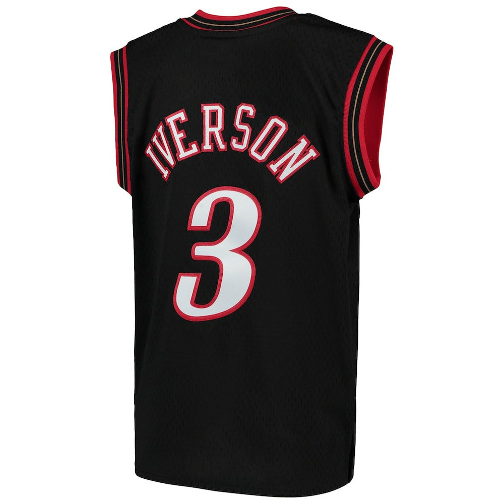 NBA Allen Iverson Philadelphia 76ers Youth Hardwood Classics Swingman Throwback Jersey
