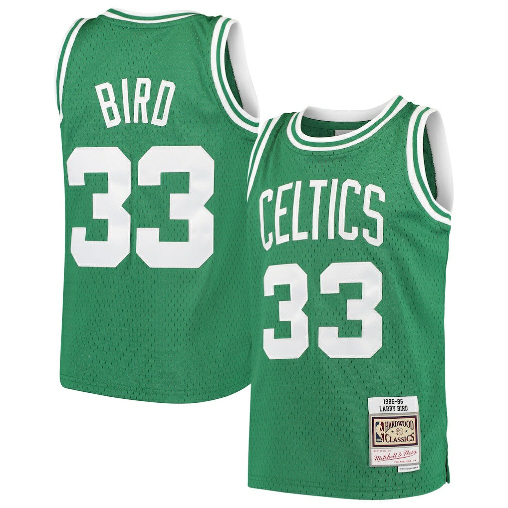 NBA Larry Bird Boston Celtics Youth Hardwood Classics Swingman Throwback Jersey