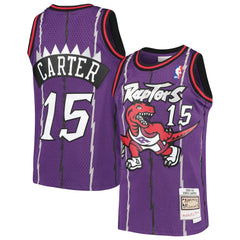 NBA Vince Carter Toronto Raptors Youth 1998/99 Hardwood Classics Swingman Throwback Jersey
