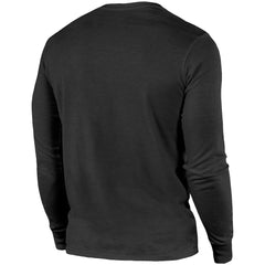 Majestic Threads Lockup Tri-Blend Long Sleeve T-Shirt - Las Vegas Raiders