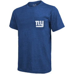 Majestic Threads Tri-Blend Pocket T-Shirt - New York Giants