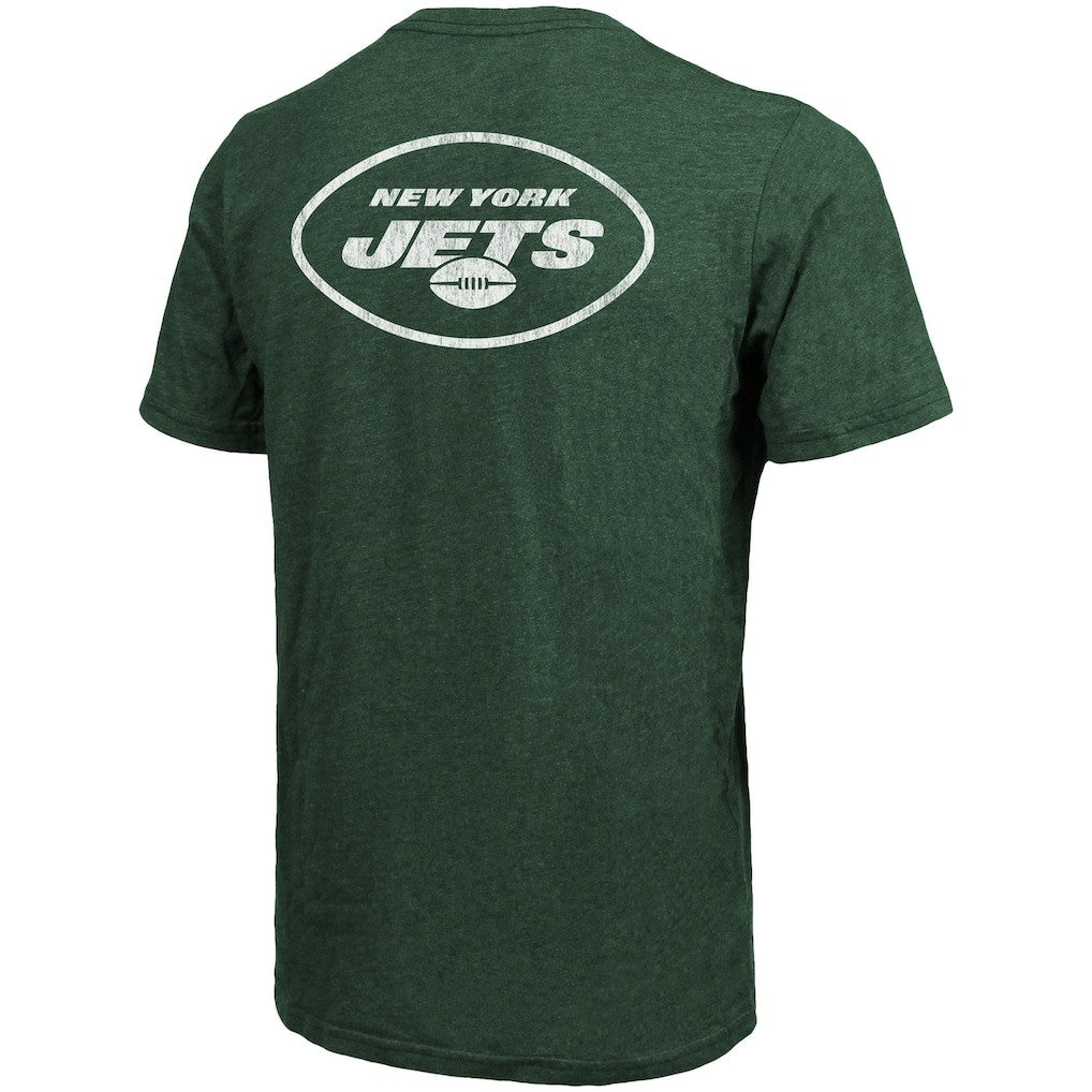 Majestic Threads Tri-Blend Pocket T-Shirt - New York Jets