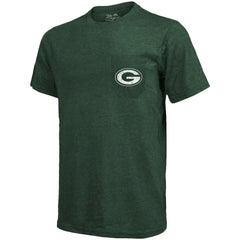 Majestic Threads Tri-Blend Pocket T-Shirt - Green Bay Packers