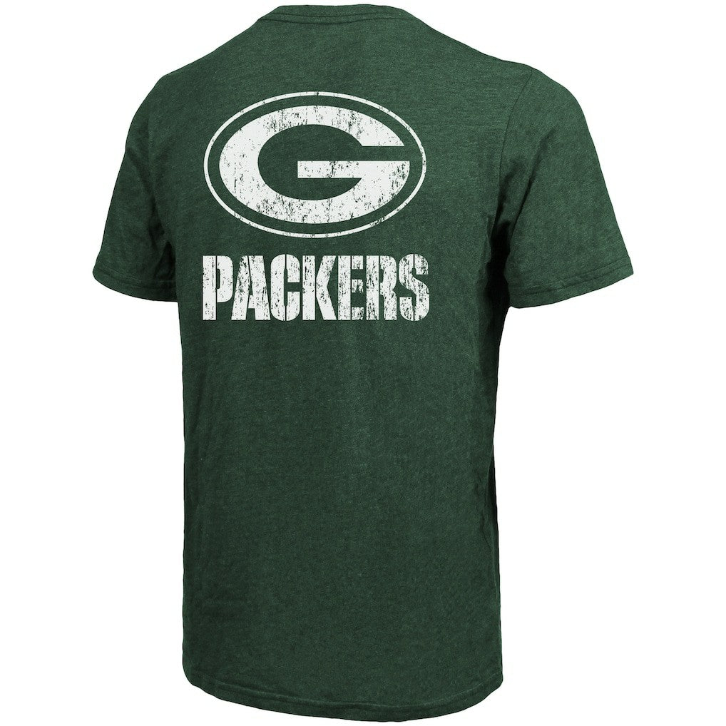 Majestic Threads Tri-Blend Pocket T-Shirt - Green Bay Packers
