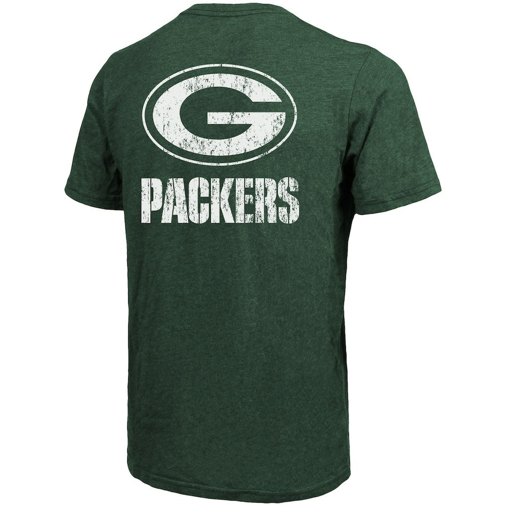 Majestic Threads Tri-Blend Pocket T-Shirt - Green Bay Packers