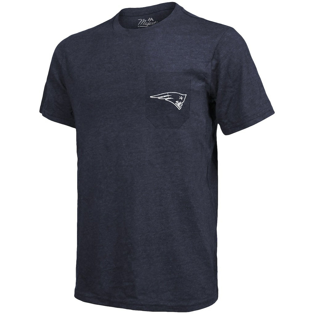 Majestic Threads Tri-Blend Pocket T-Shirt - New England Patriots
