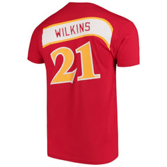 NBA Dominique Wilkins Atlanta Hawks Hardwood Classics Team Name & Number T-Shirt
