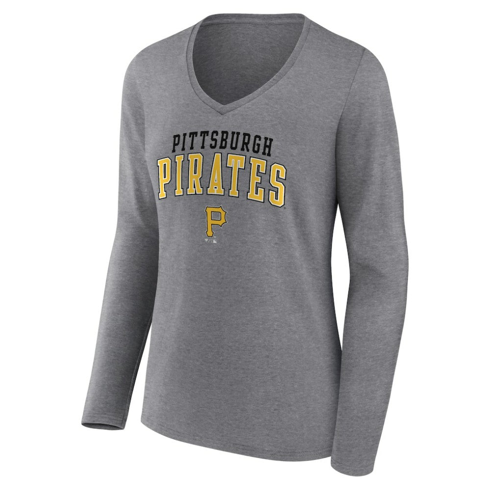 MLB Pittsburgh Pirates Fanatics Women's Short & Long Sleeve T-Shirt Combo Pack