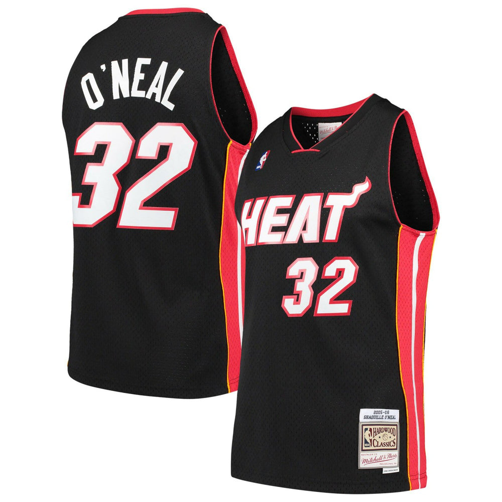 NBA Shaquille O'Neal Miami Heat Hardwood Classics Swingman Jersey