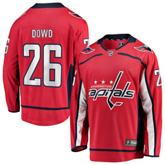 NHL Red Nic Dowd Washington Capitals Fanatics Home Breakaway Player Jersey