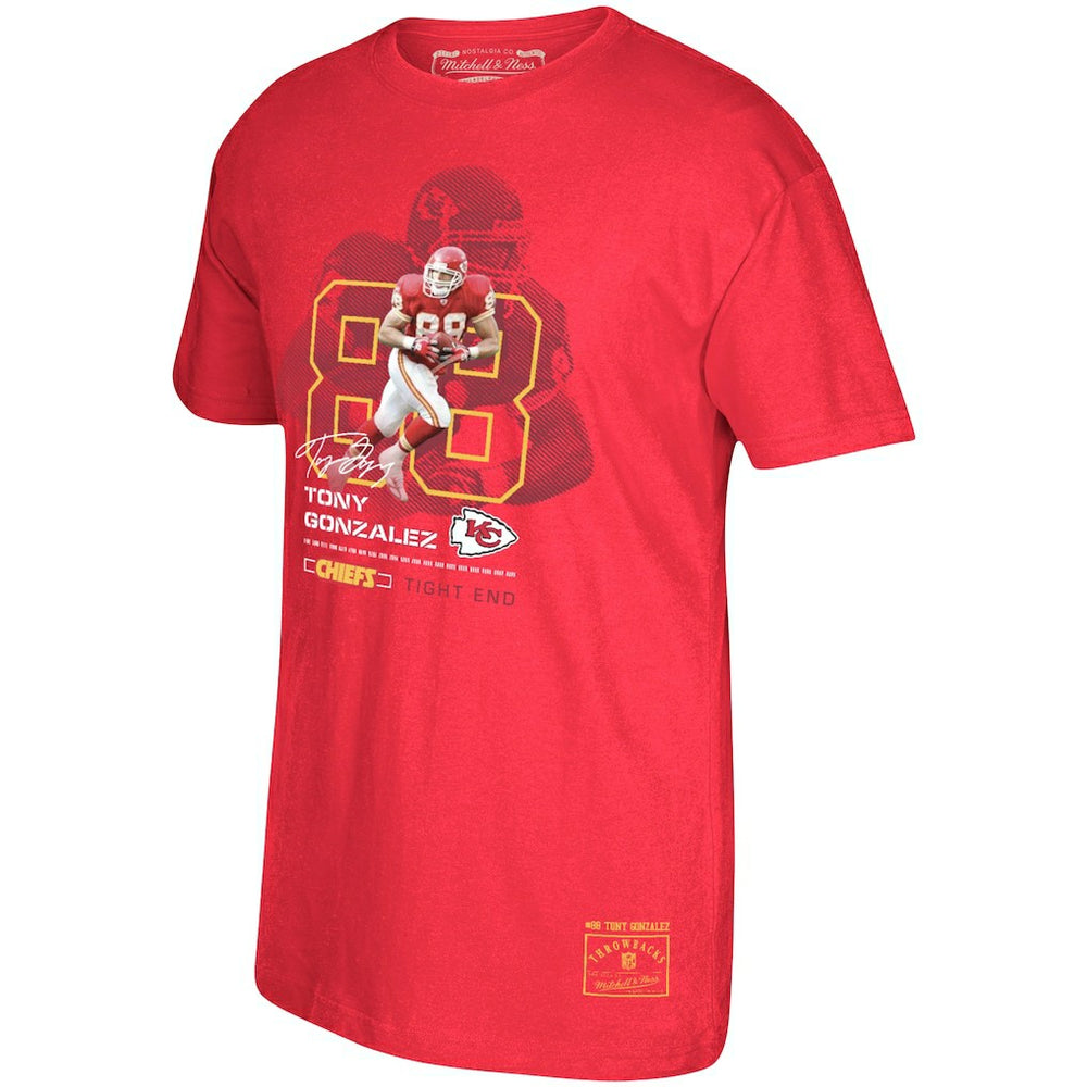 Tony Gonzalez  Retired Player Graphic T-Shirt - Kansas City Chiefs