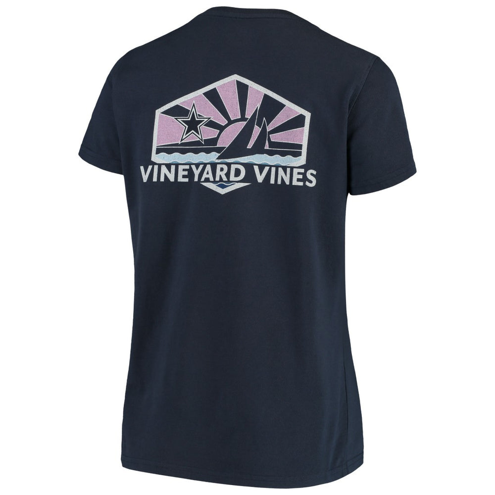 Vineyard Vines Women's Sunset Sail T-Shirt - Dallas Cowboys