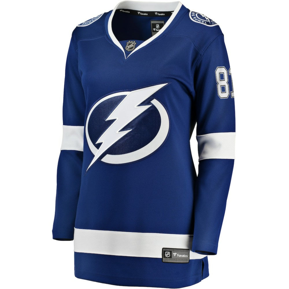 NHL Blue Erik Cernak Tampa Bay Lightning Fanatics Women's Home Breakaway Player Jersey