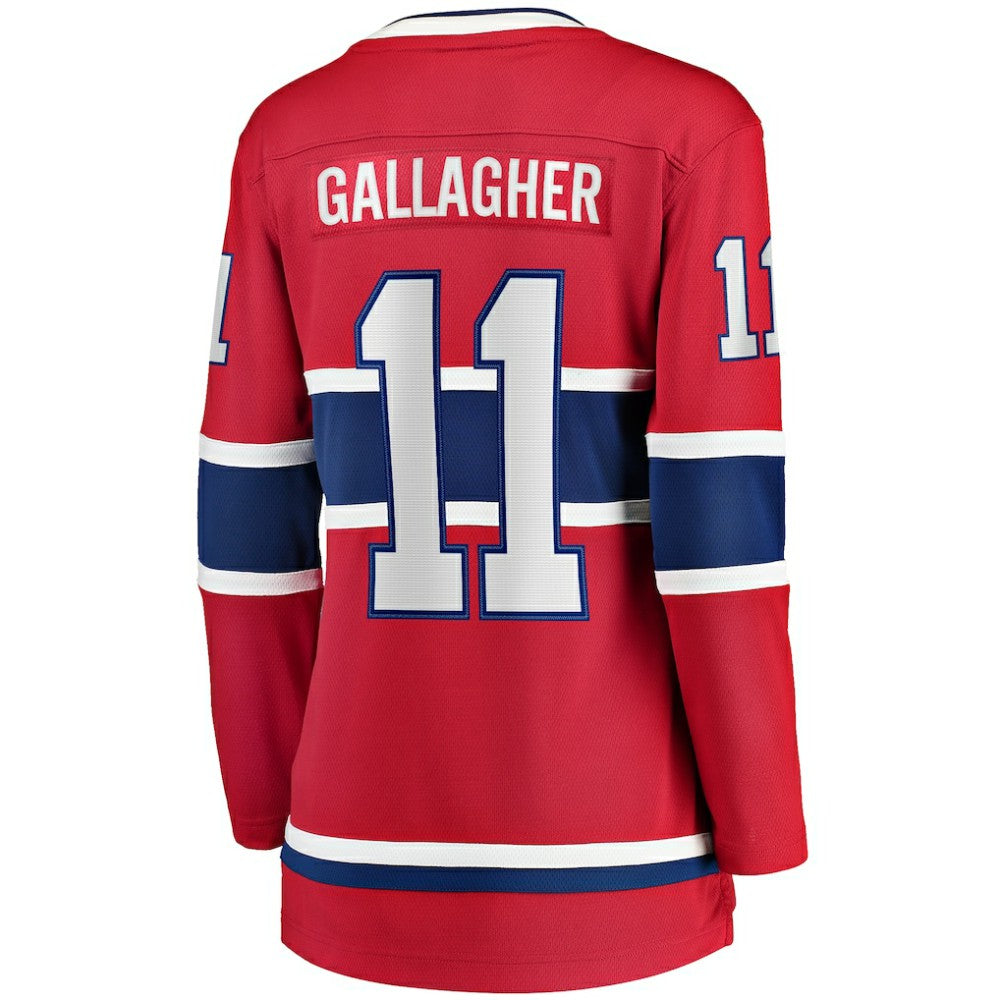 NHL Red Brendan Gallagher Montreal Canadiens Fanatics Women's Home Breakaway Player Jersey