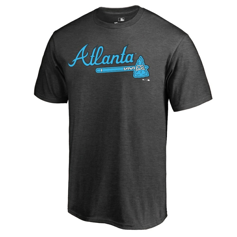 MLB Atlanta Braves Blue Wordmark T-Shirt