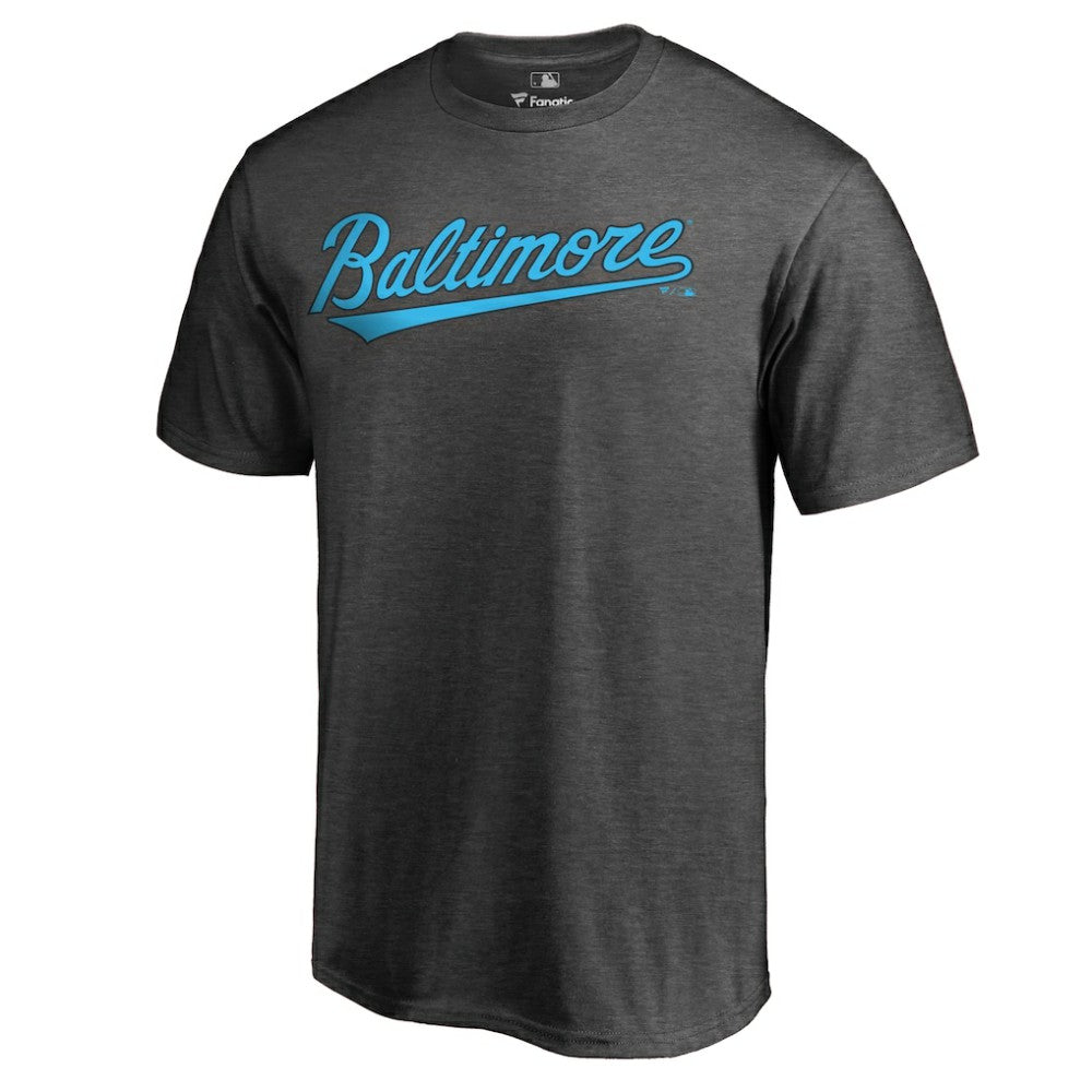 MLB Baltimore Orioles Blue Wordmark T-Shirt