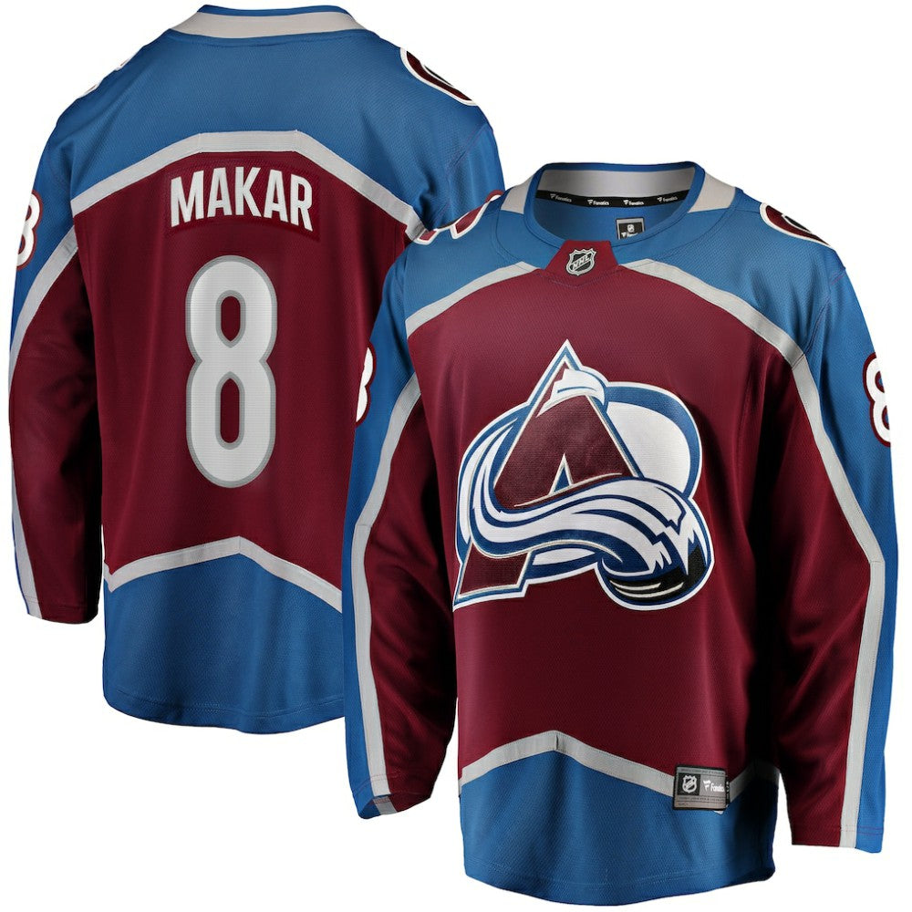 NHL Maroon Cale Makar Colorado Avalanche Fanatics Home Breakaway Player Jersey
