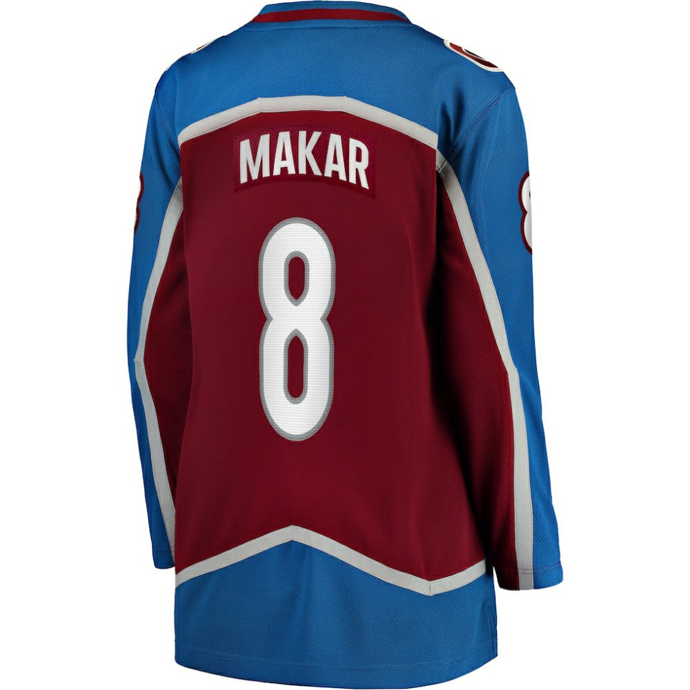 NHL Maroon Cale Makar Colorado Avalanche Fanatics Women's Home Breakaway Player Jersey