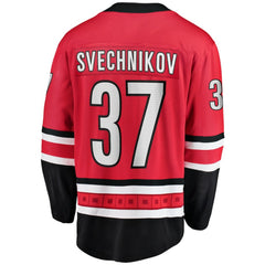 NHL Red Andrei Svechnikov Carolina Hurricanes Fanatics Alternate Breakaway Player Jersey